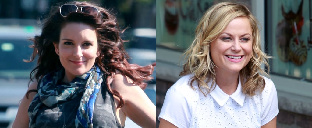 Tina Fey and Amy Poehler The Nest Set Pictures