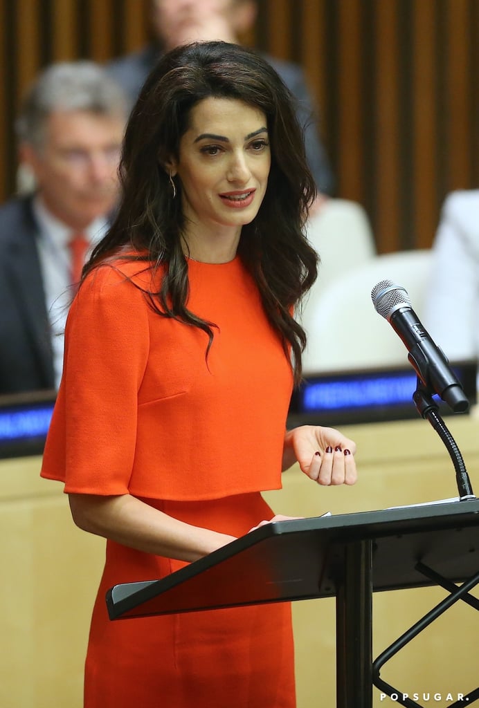 Amal Clooney Speaking at the United Nations September 2018