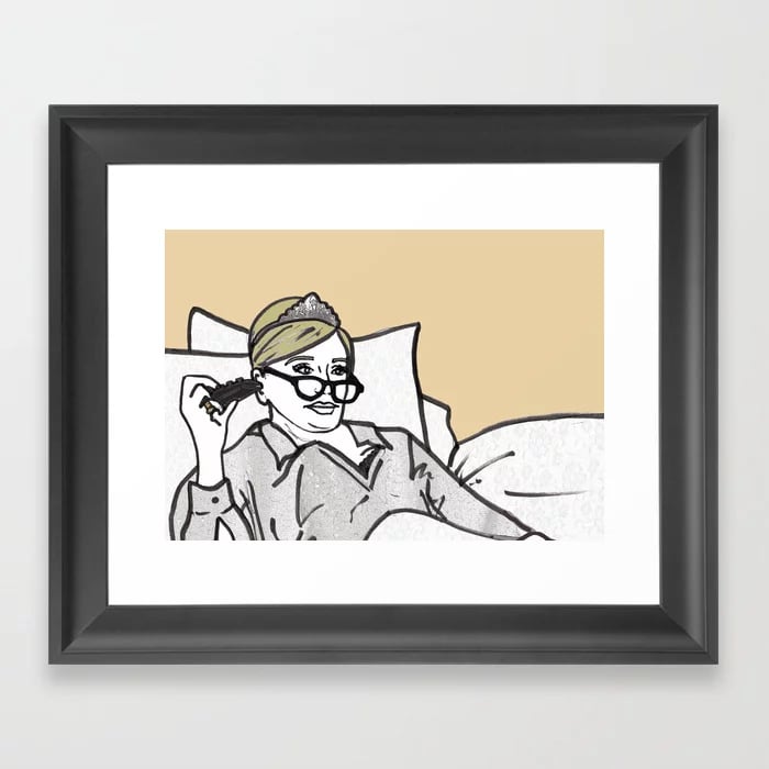 Bedroom Decor: Lady Morgan Framed Art Print