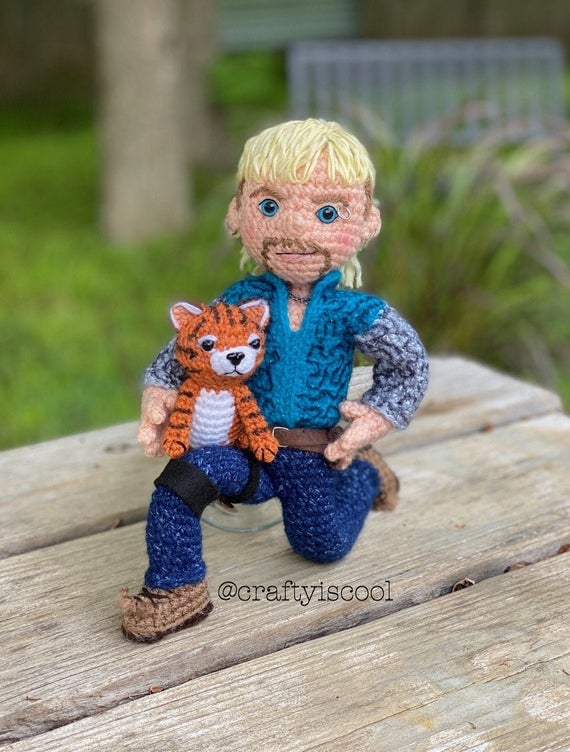 Exotic Tiger Man Crochet Amigurumi Pattern