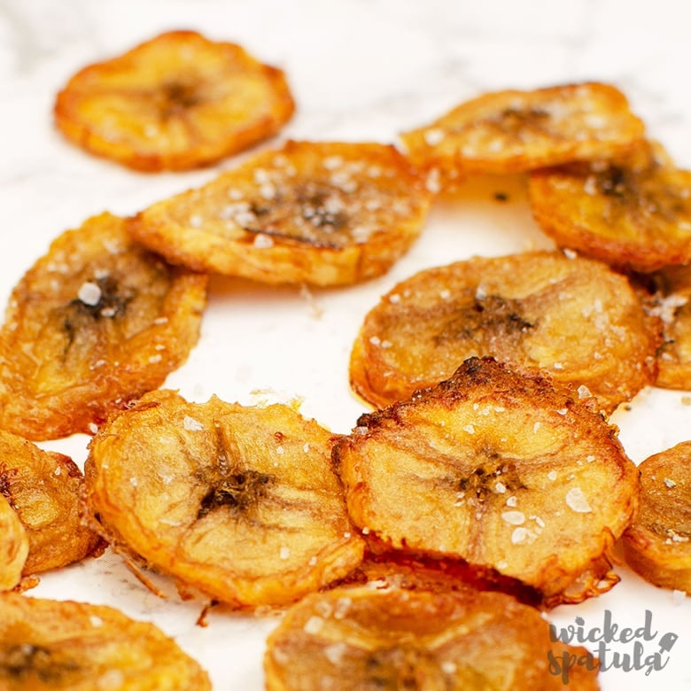 Easy Baked Plantain Chips Recipe