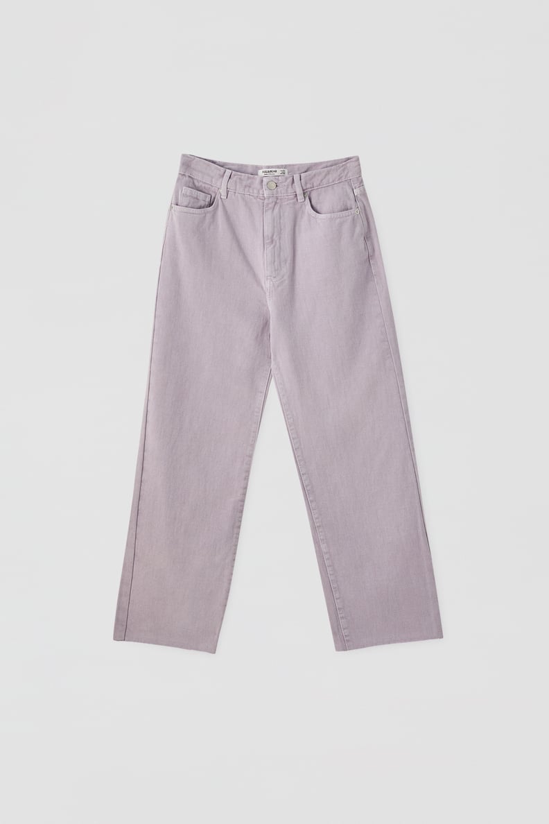 Pull&Bear Cropped Straight-Leg Jeans