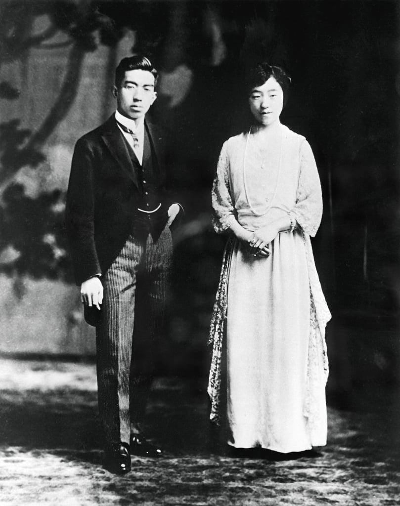 Emperor Hirohito and Empress Nagako
The Bride: Princess Nagako, the groom's distant cousin.
The Groom: Hirohito, Crown Prince of Japan, who would become the emperor of Japan. He abandoned his 39 court concubines upon his marriage to the empress.
When: Jan. 26, 1924.
Where: Tokyo.