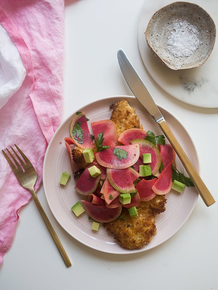 Chicken Milanese With Radish and Herb Salad Dinner Recipes That Serve