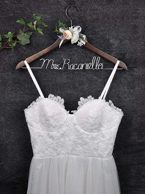 A Unique Dress Hanger: Personalized Bride Hanger