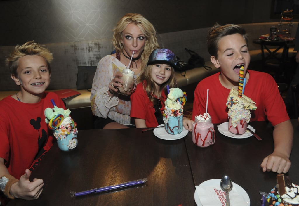 Britney Spears With Family at Disney World March 2017