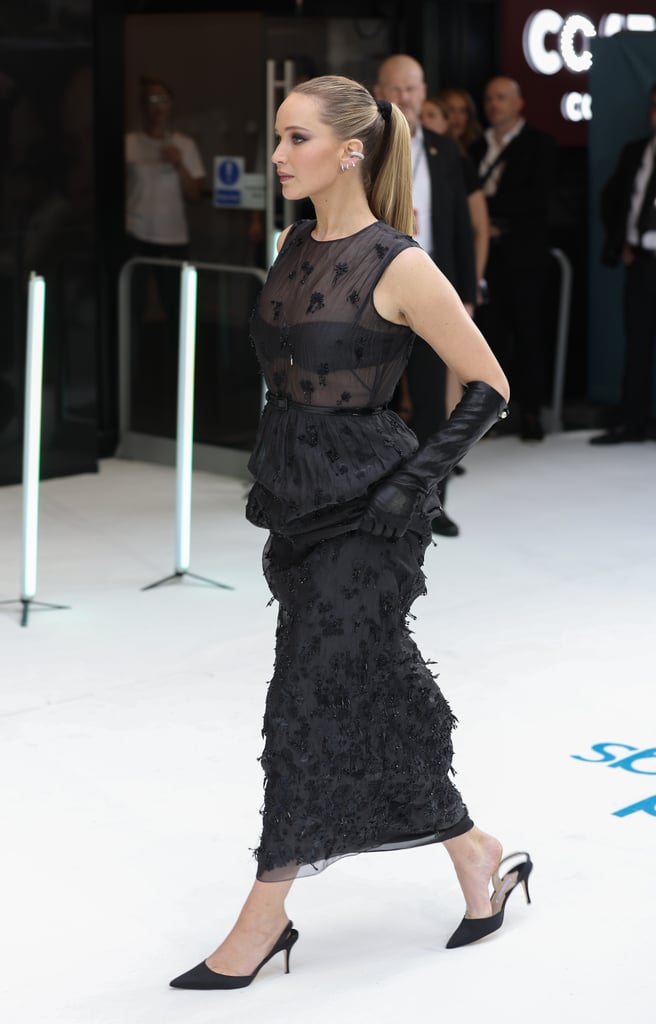 Jennifer Lawrence's Sheer Dress at No Hard Feelings Premiere