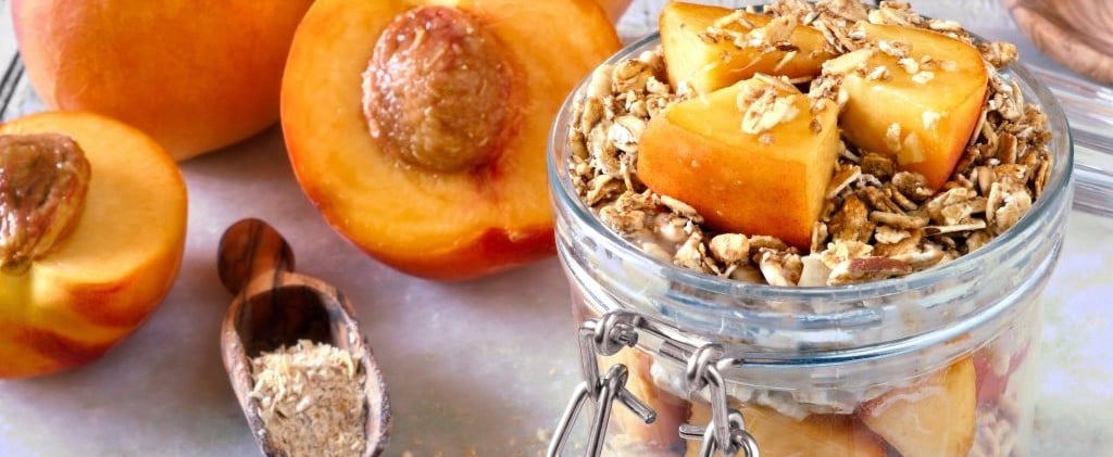 Peaches-and-Cream Overnight Oats