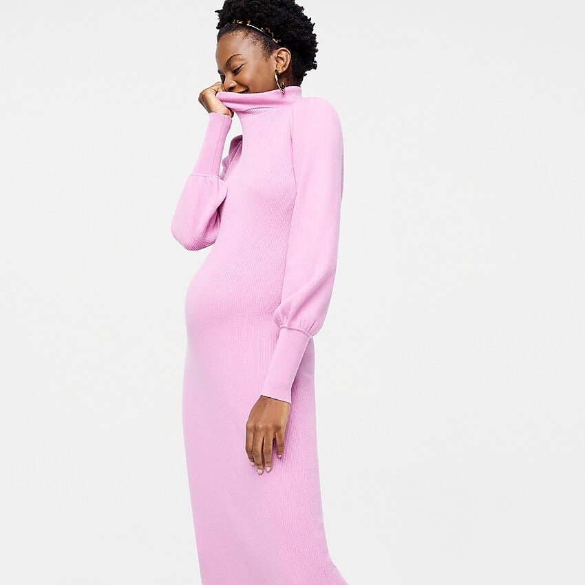 HATCH X J.Crew balloon-sleeve sweater-dress