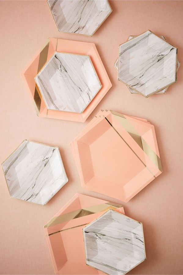 BHLDN Hexagonal Paper Plates