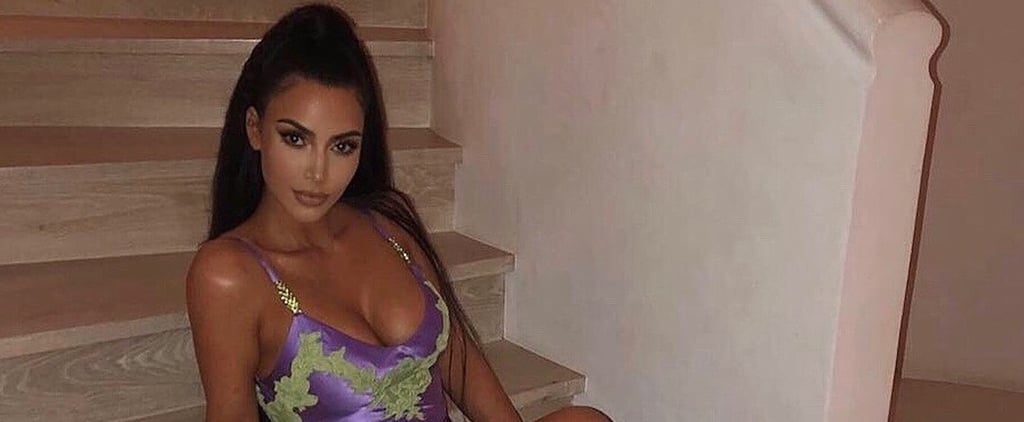 Kim Kardashian Wore the Same Sexy Versace Dress That Naomi Campbell Did Back in 1996
