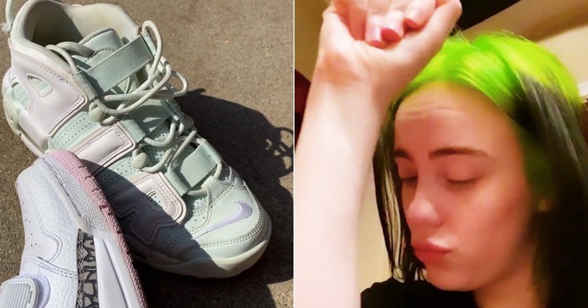 billie eilish green nikes