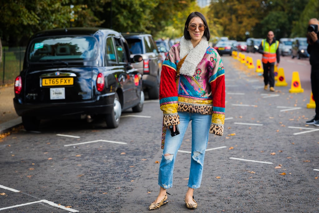 If You're a Leopard Newbie, Integrate It Into Your Look With a Mixed Print Coat