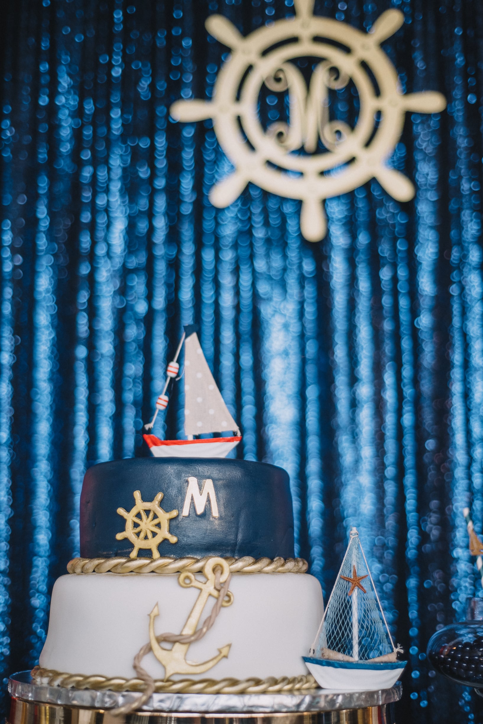 nautical baby shower cake ideas