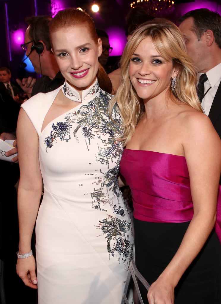 Jessica Chastain and Reese Witherspoon got cute for the camera.