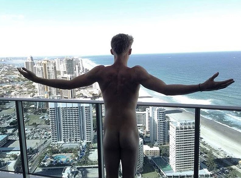 Cody Simpson's Bare Bottom