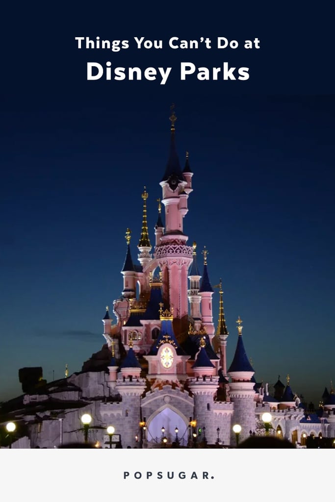 Things You Can't Do at Disney Things You Can't Do at Disney