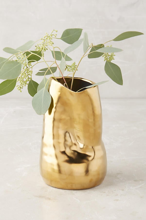 Golden Glass Vase