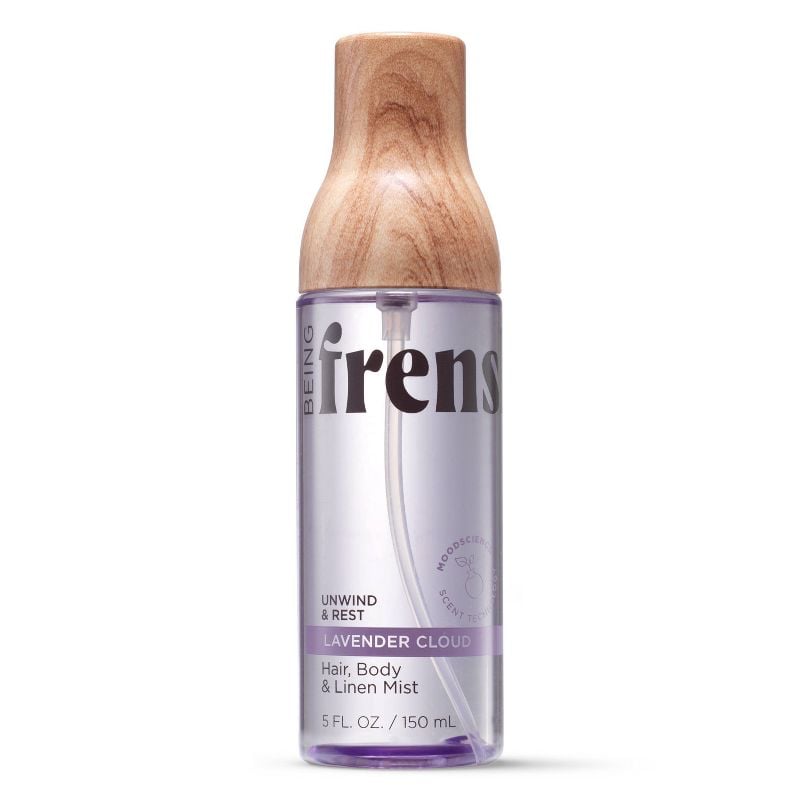 Being Frenshe Hair, Body & Linen Mist Body Spray with Essential Oils in Lavender Cloud