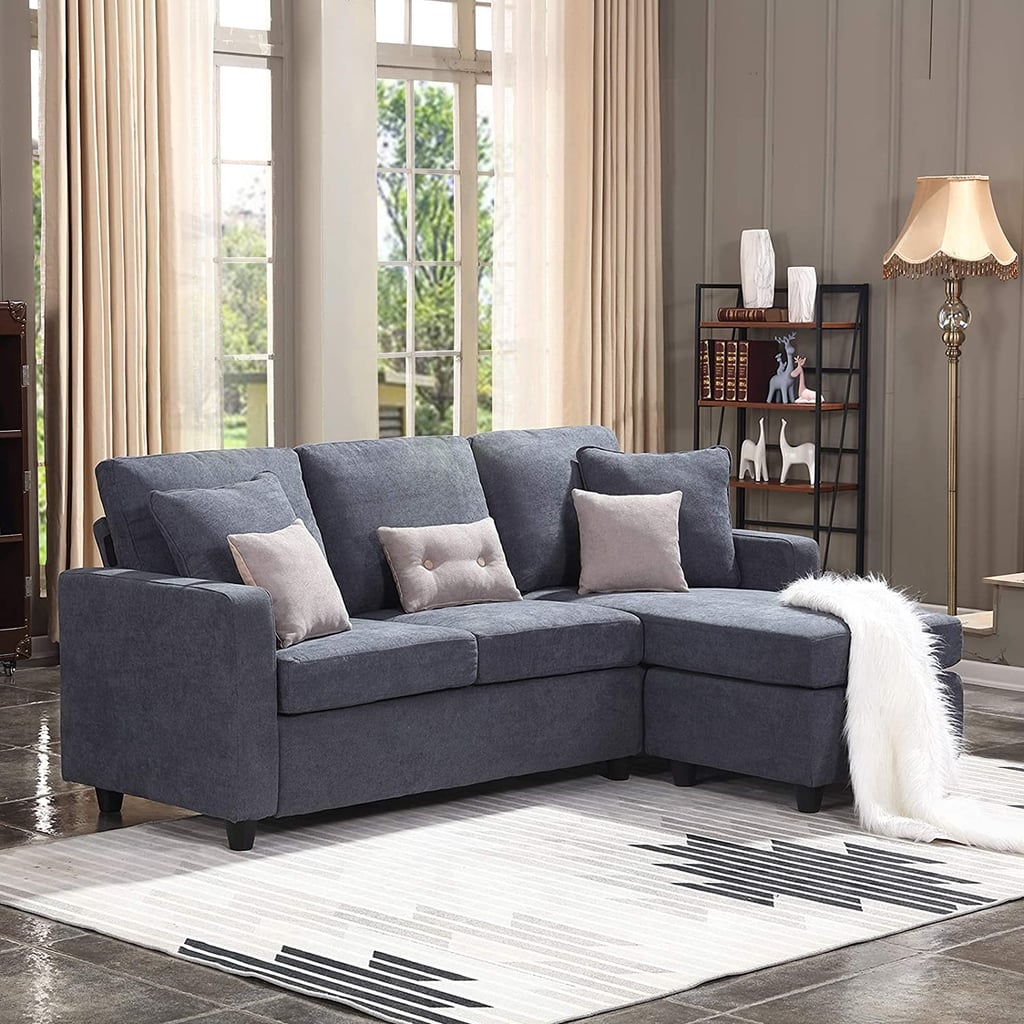 The Best Affordable Sofa With Chaise Lounge: Honbay Convertible Sectional Couch