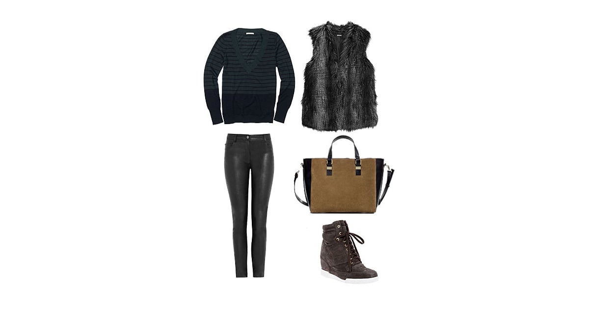 How to Wear a Fur Vest Fall 2012 POPSUGAR Fashion