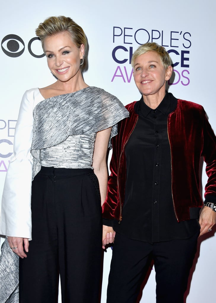 Ellen DeGeneres Portia de Rossi 2017 People's Choice Awards