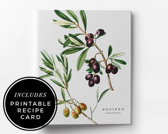 WickedBride Personalized Recipe Binder