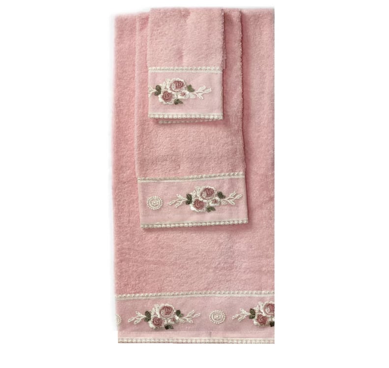Floral Bath Towels