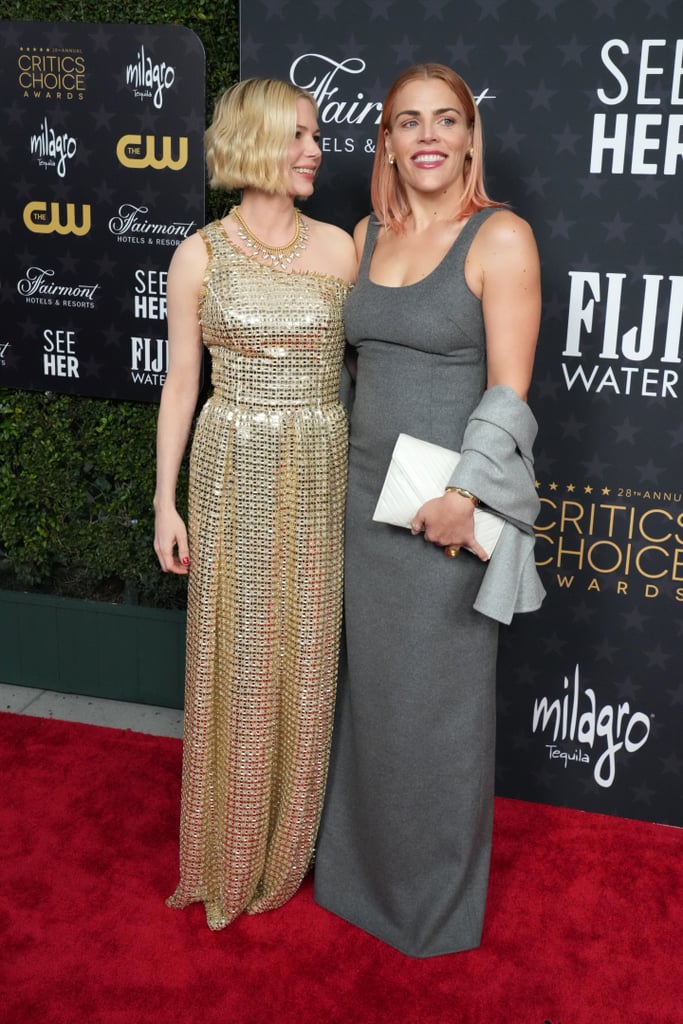 Michelle Williams and Busy Philipps: Critics' Choice Awards