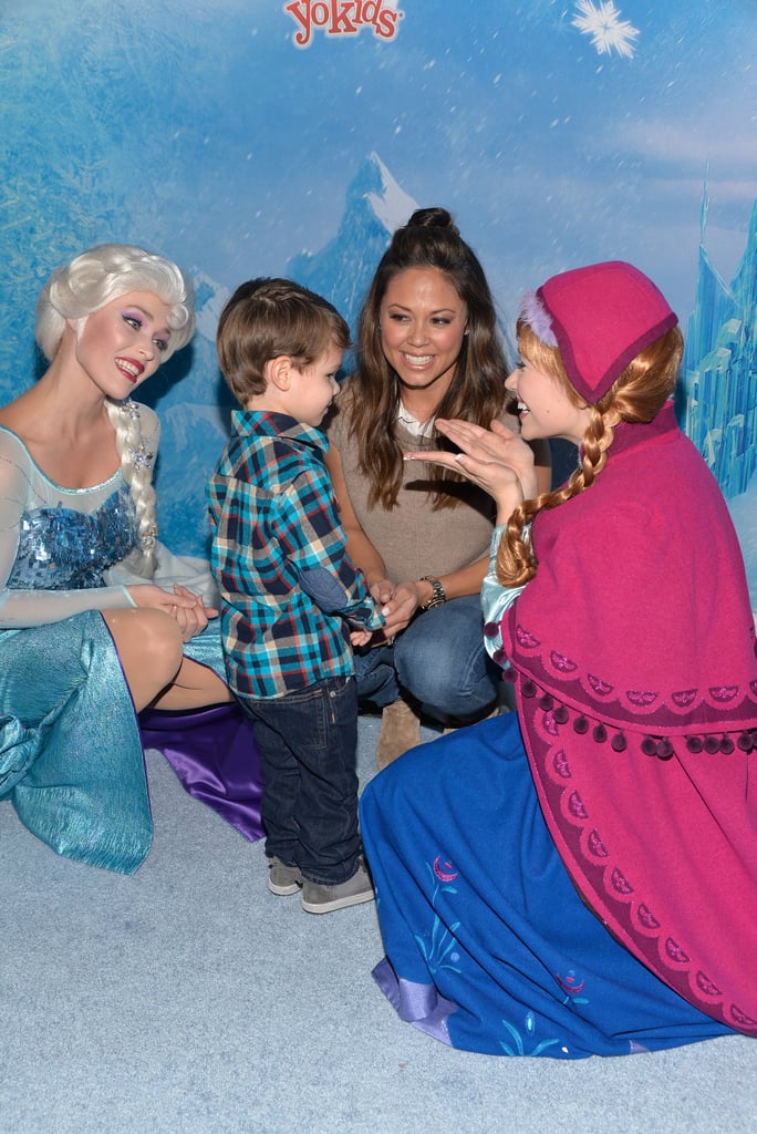 Vanessa Lachey and Son at Frozen on Ice December 2015