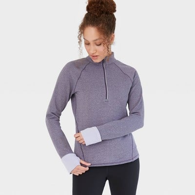 All in Motion Women's Run 1/2 Zip Fleece Jacket