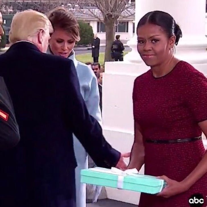 Michelle Obama S Reaction To Melania Trump S Gift Popsugar Tech