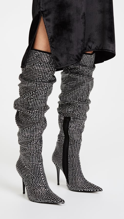Jeffrey Campbell Cry4U Point Toe Scrunchy Boots