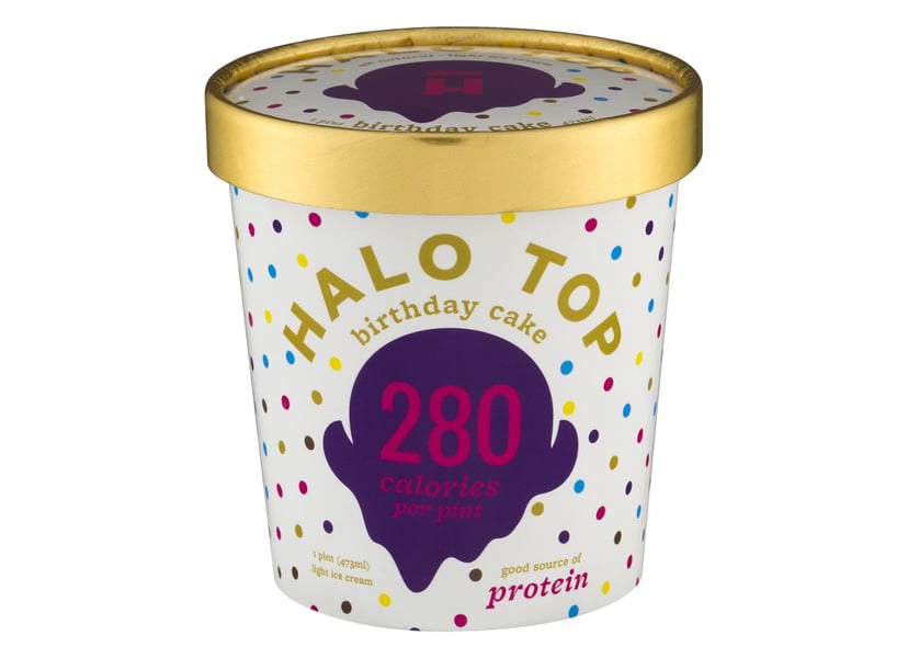 Halo Top Creamery Birthday Cake ($6)