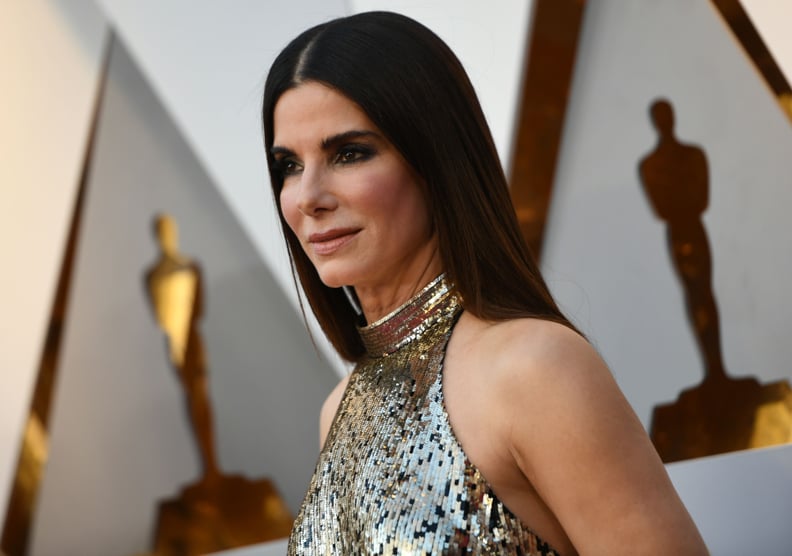 Actress Sandra Bullock  arrives for the 90th Annual Academy Awards on March 4, 2018, in Hollywood, California.  / AFP PHOTO / VALERIE MACON        (Photo credit should read VALERIE MACON/AFP/Getty Images)