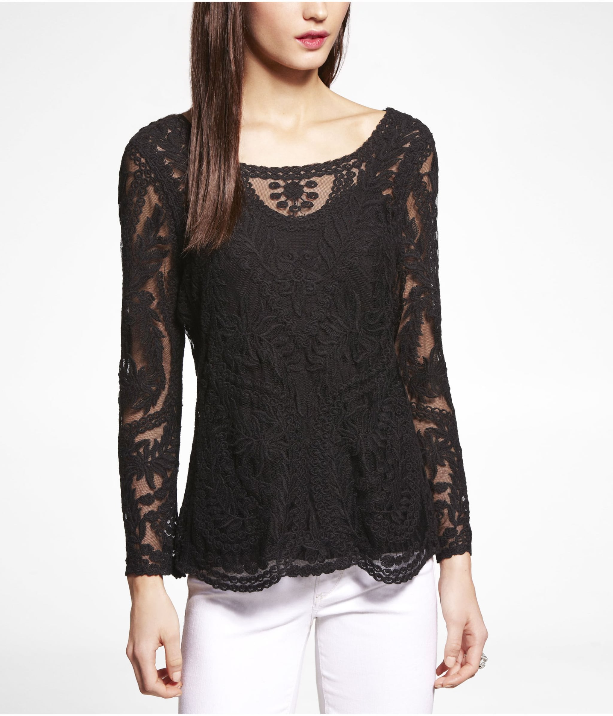 express lace top