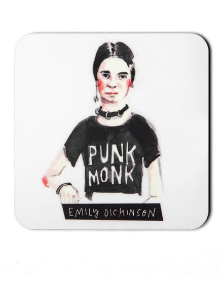 Punk Author Coaster Set ($20)