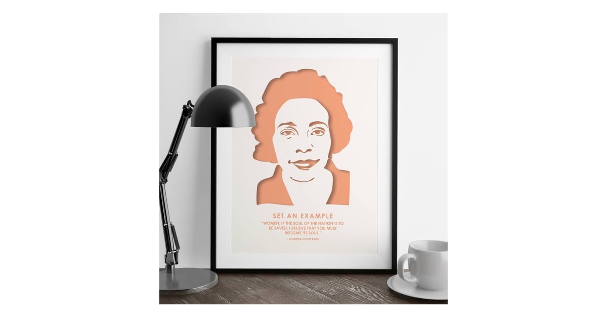 Coretta Scott King Quote Poster Famous Women In History Ts