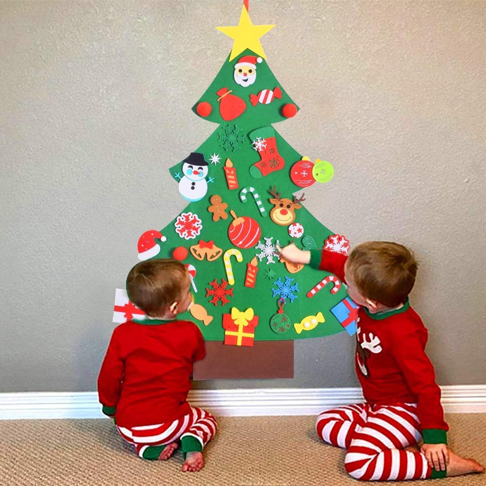 Felt Christmas Trees For Kids That Are Easy to Make POPSUGAR Family