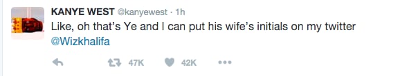 Kanye West Twitter Feud With Wiz Khalifa