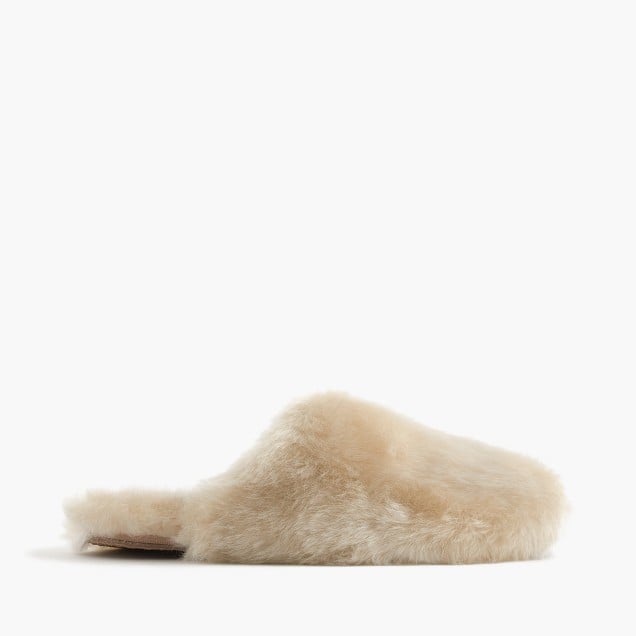 J.Crew Fuzzy Slippers