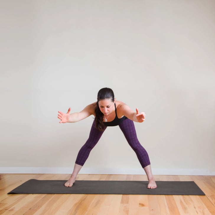 Extended Standing Straddle Best Yoga Poses To Lose Weight Popsugar Fitness Photo 2