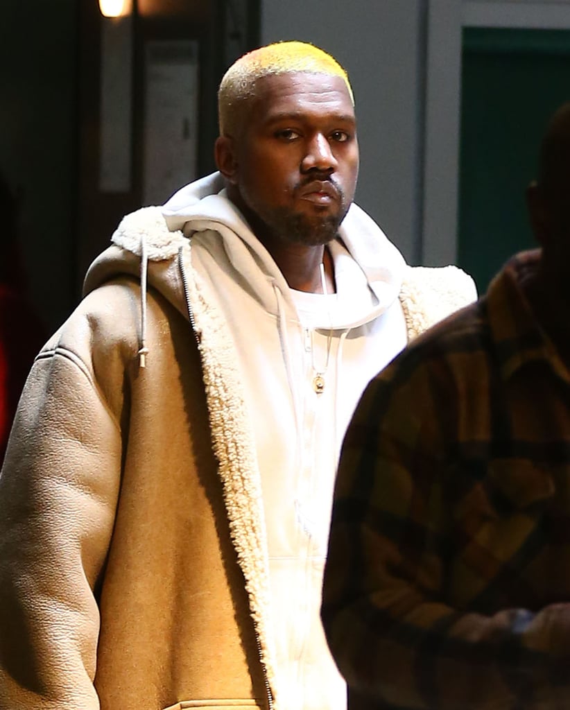 Kanye West's Rainbow Hair December 2016