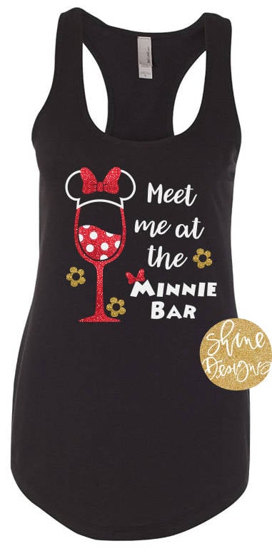 Minnie Wine Glitter Shirt