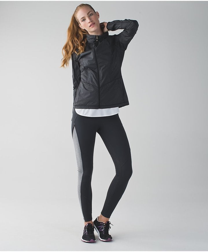 lululemon rain on train on jacket