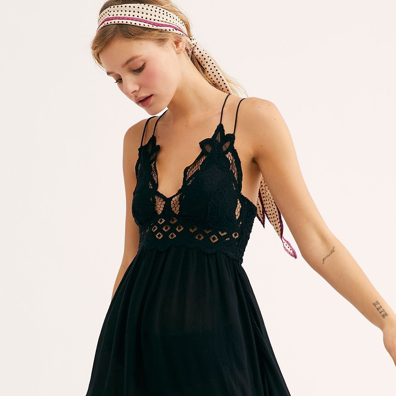 Free People Adella Bralette in Navy – Style Trend Clothiers