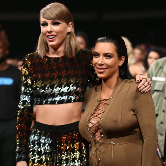 Taylor Swift and Kim Kardashian React to Kanye at VMAs 2015