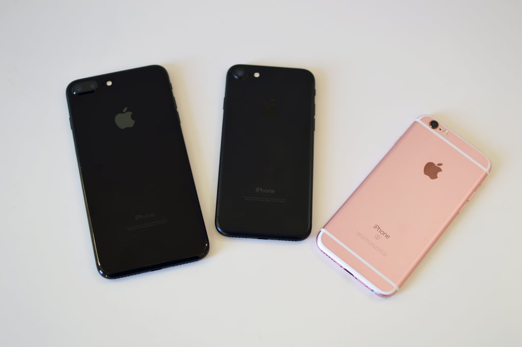 The tech specification breakdown of the iPhone 6S, 6S Plus, 7, and 7 Plus.