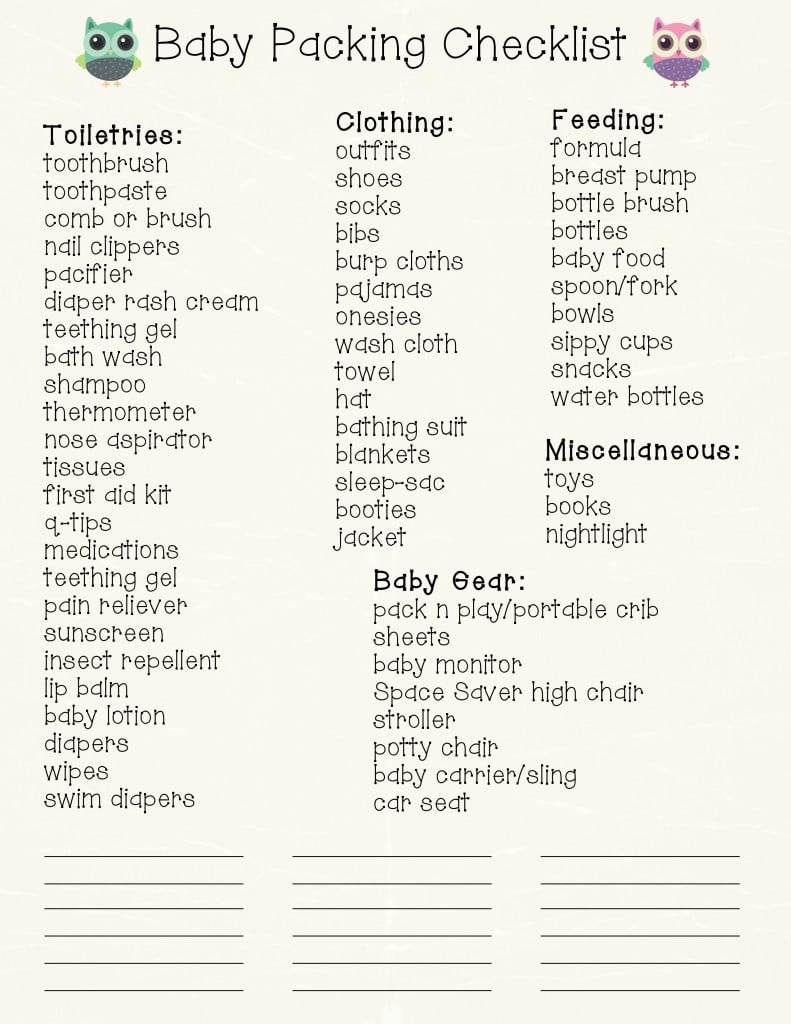 complete travel packing checklist upgraded points