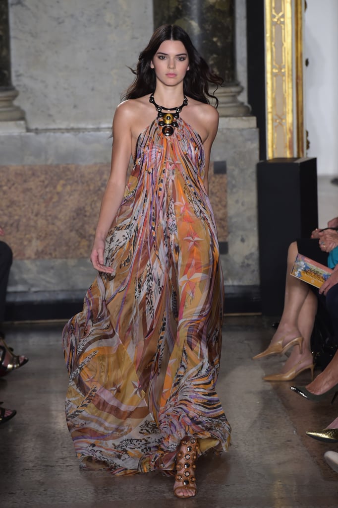 Kendall Jenner wowed on the runway at the Pucci show during Milan Fashion Week on Saturday.